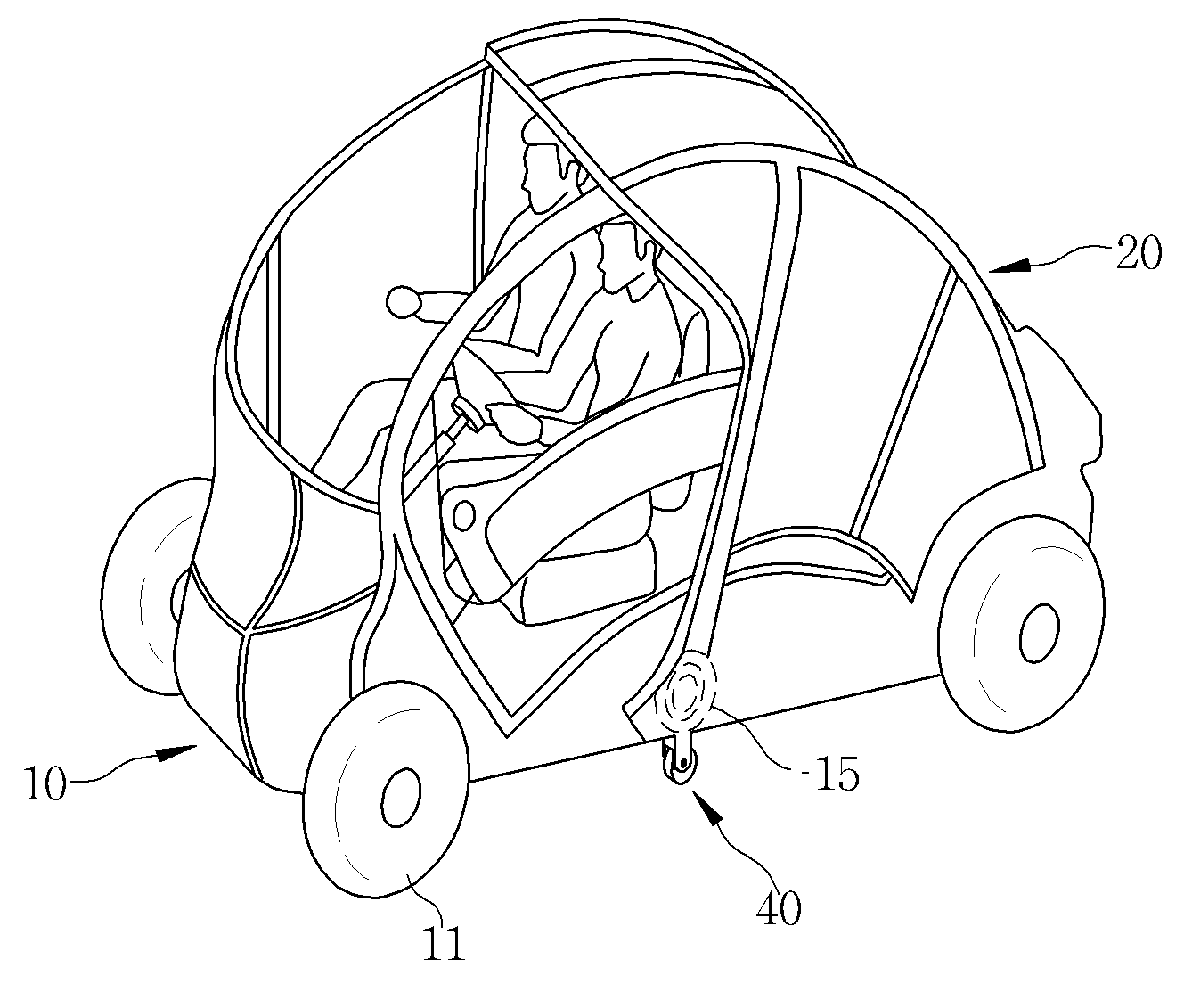 Foldable vehicle and method of controlling the same