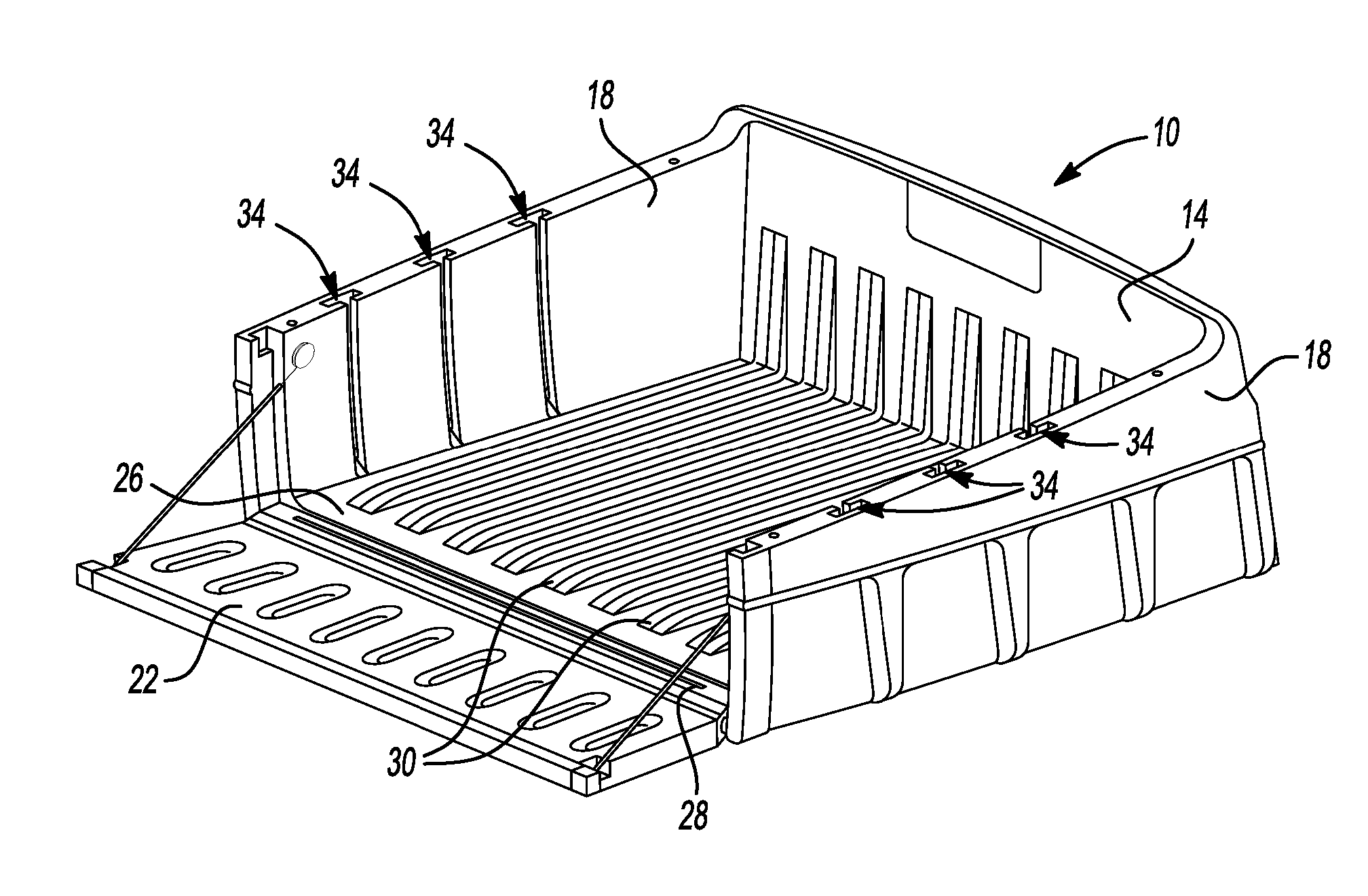 Vehicle Cargo Enclosure Side Pocket