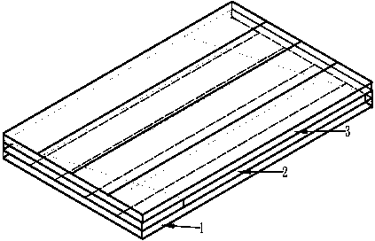 Crack-resistant glued laminated bamboo