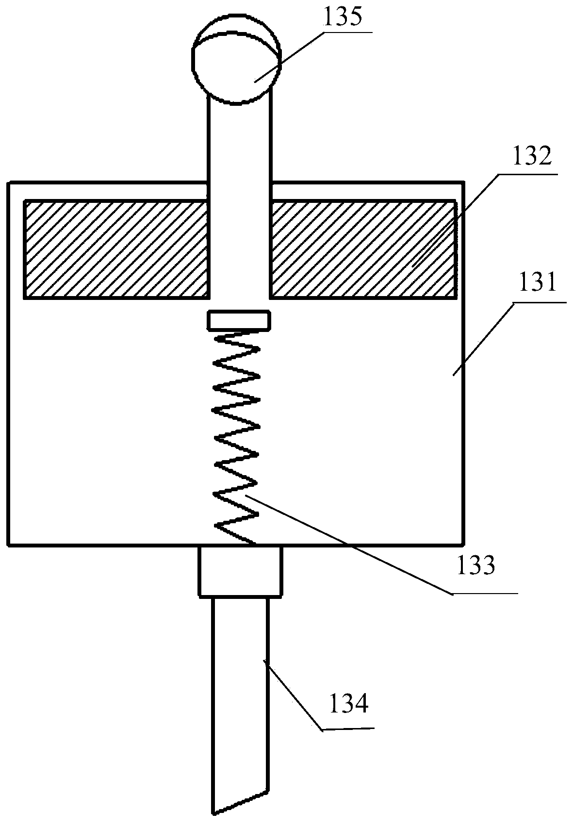 Disinfectant funnel type pressing bottle