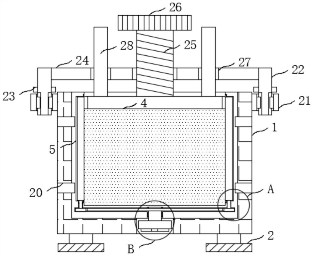 Spark plasma sintering mold adopting polycrystalline mullite fibers for heat preservation