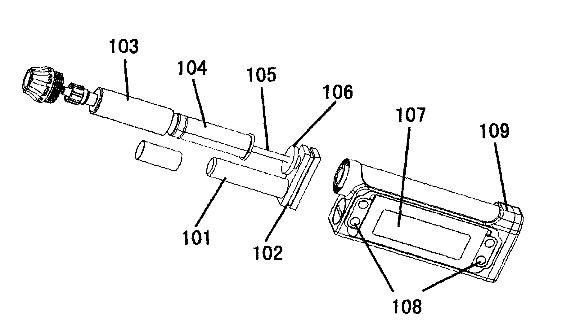 Medical injection pump