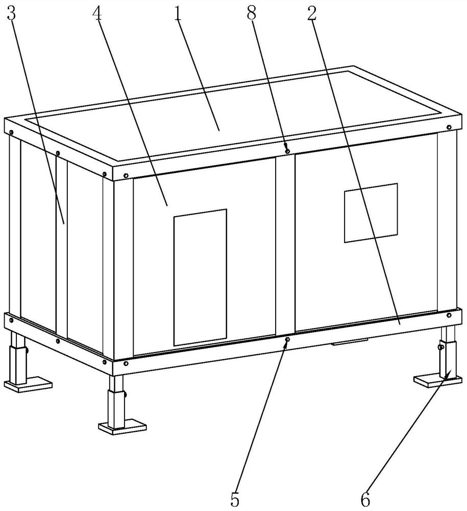 Assembled steel structure house