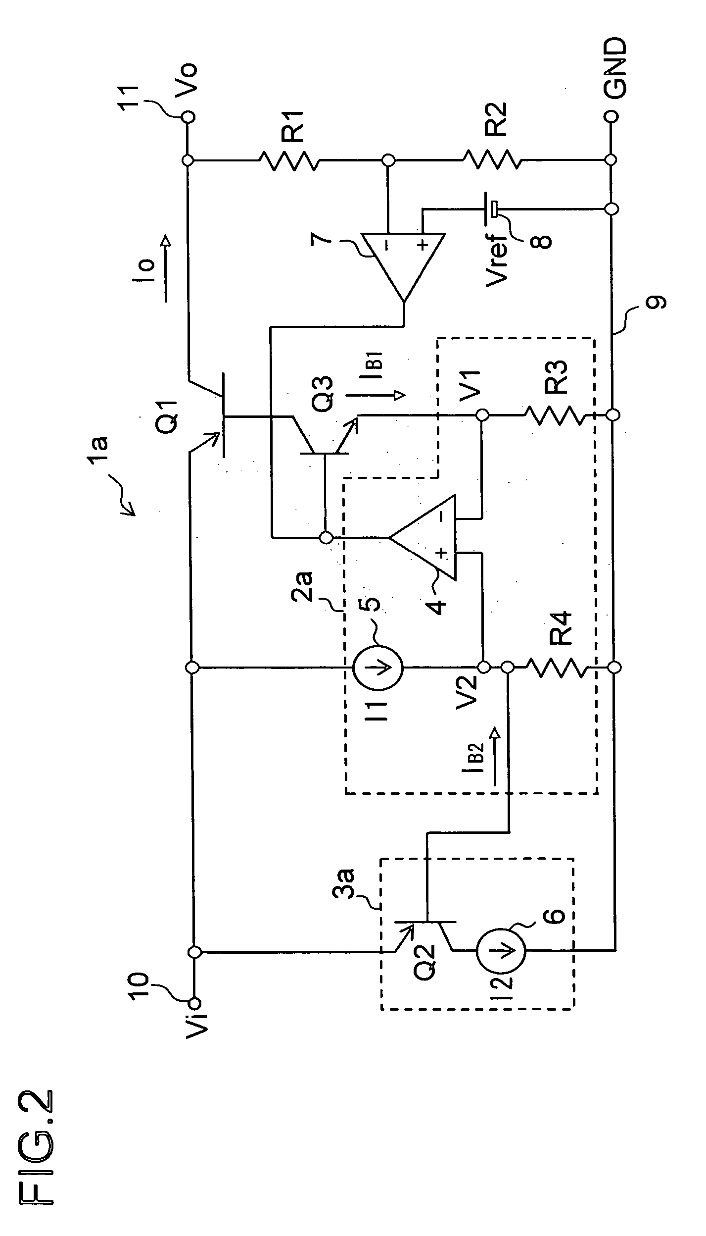 Stabilized DC power supply circuit