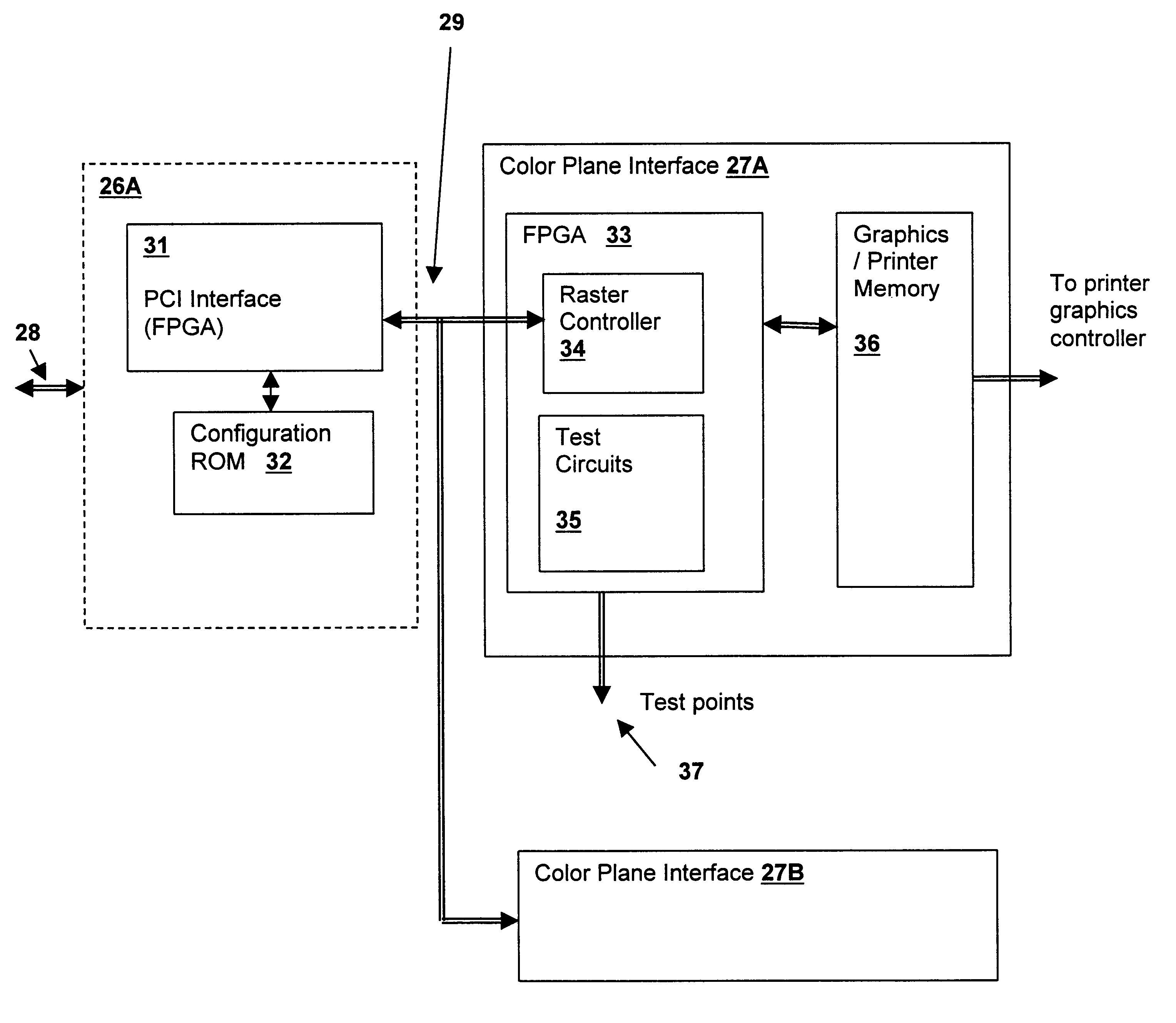 Method and apparatus for tracing hardware states using dynamically reconfigurable test circuits