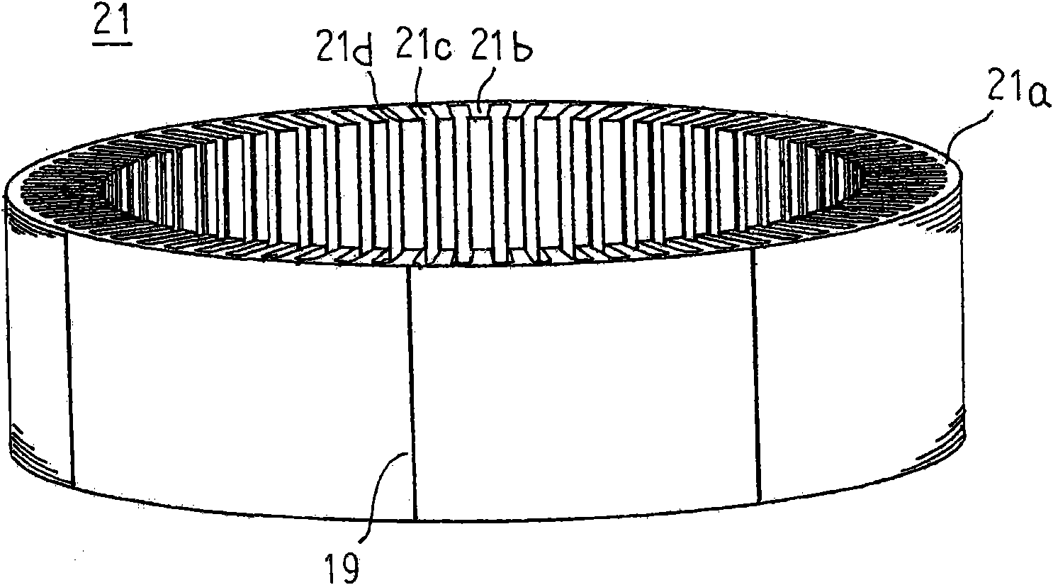 Vehicle rotating motor