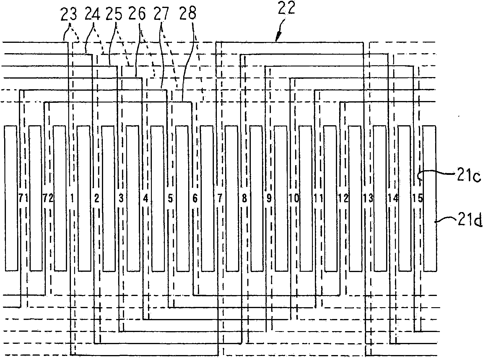 Vehicle rotating motor