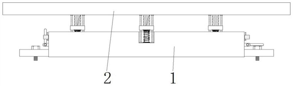 A mechanical base with buffering and shock-absorbing functions