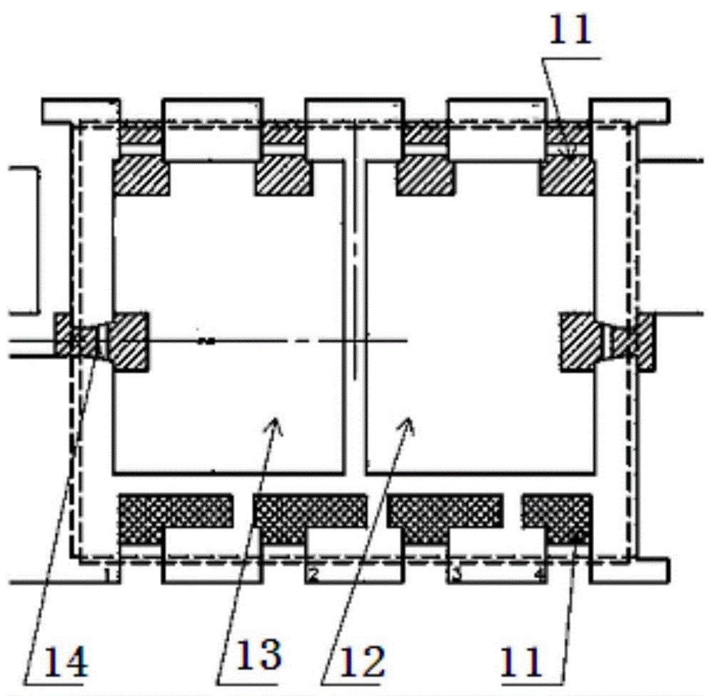 ESOP8 lead frame of medium-and high-power LED driving chip