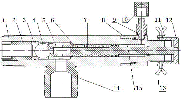 Oil well casing pressure control device