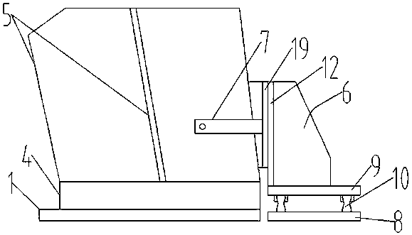 Special die for assembling tower legs of iron tower