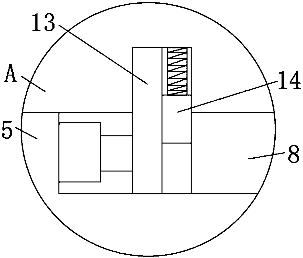 Drilling device for brush pen tube production and processing