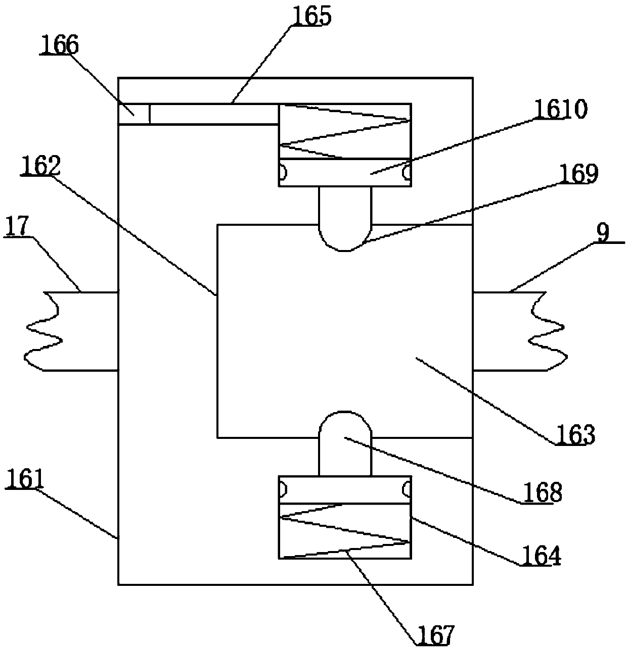 A punching machine for electric cement pole construction