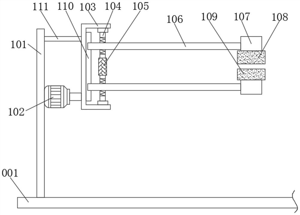 Simultaneous derusting process of inner surface and outer surface of steel pipe