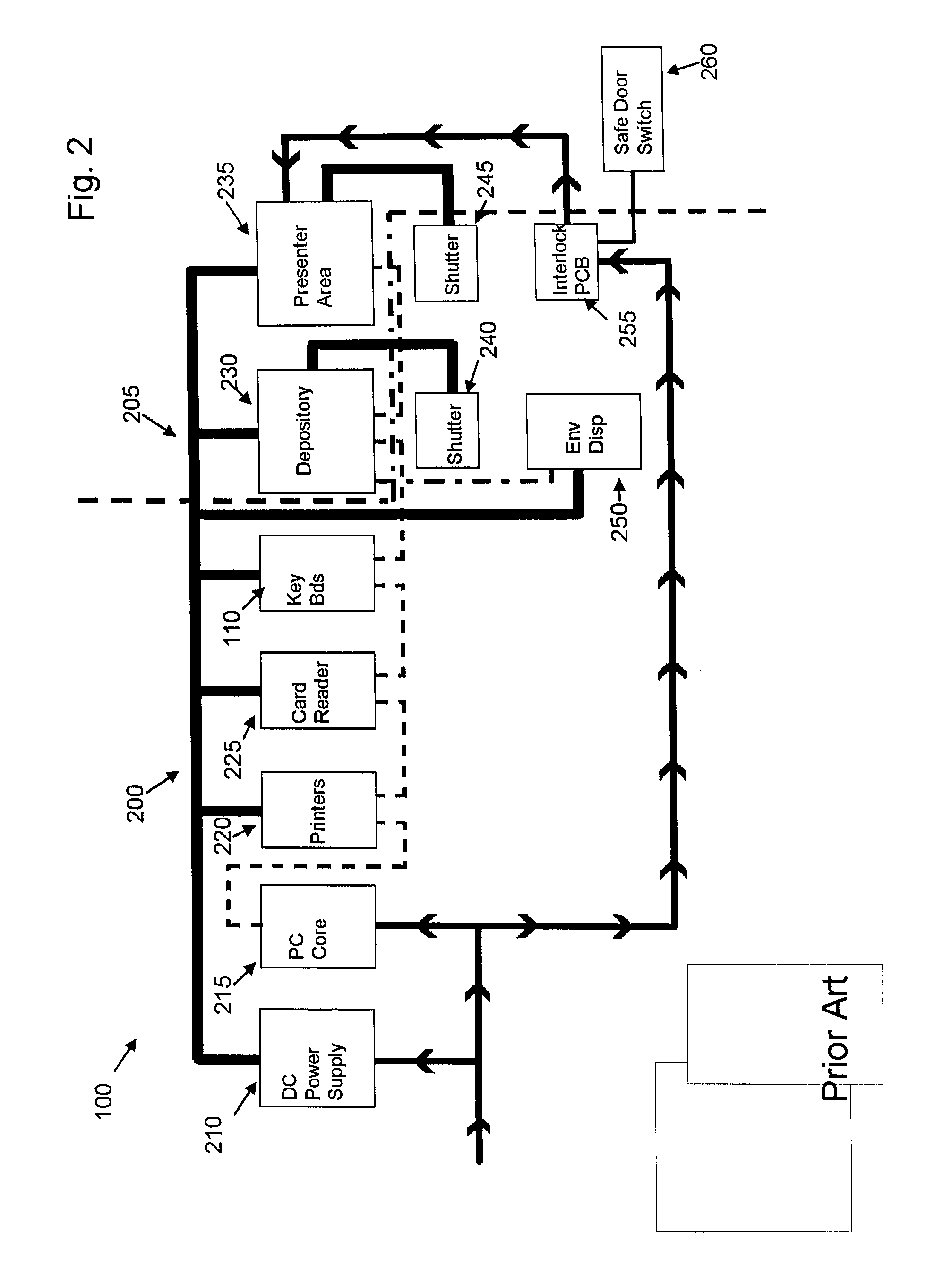 Security apparatus for an automated teller machine