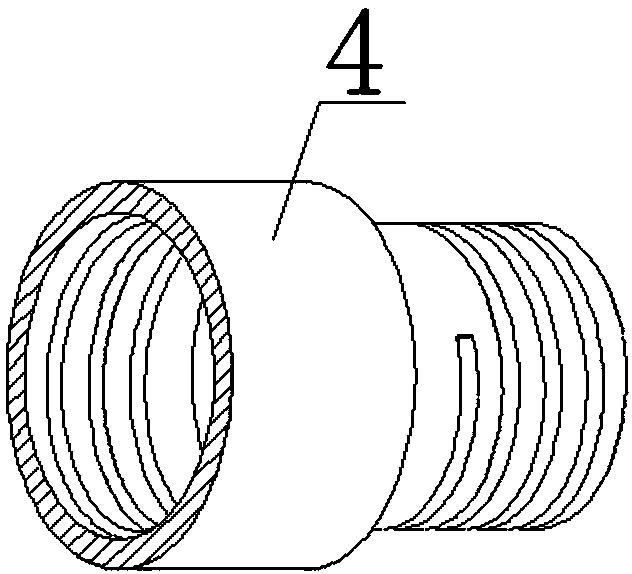 Detachable and washable combined pressure compensation emitter between tubes