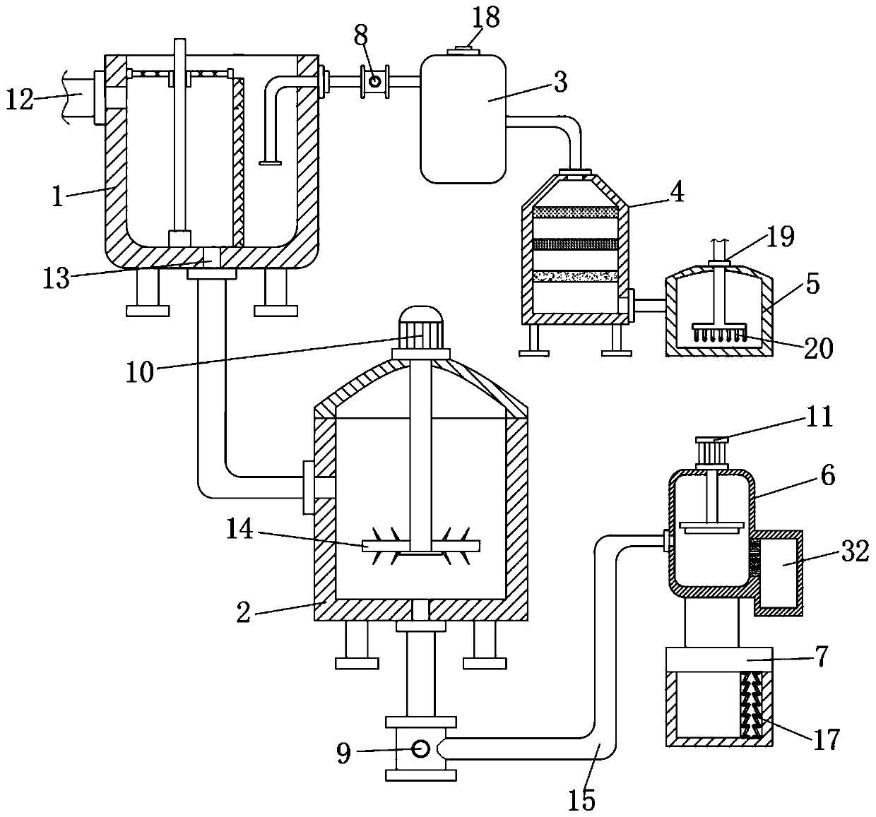 Environment-friendly sludge water and soil separating and recycling system