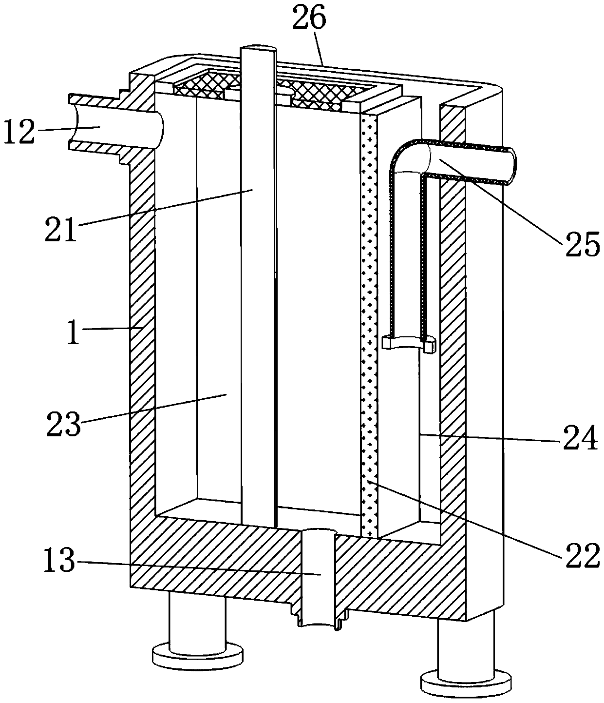 Environment-friendly sludge water and soil separating and recycling system