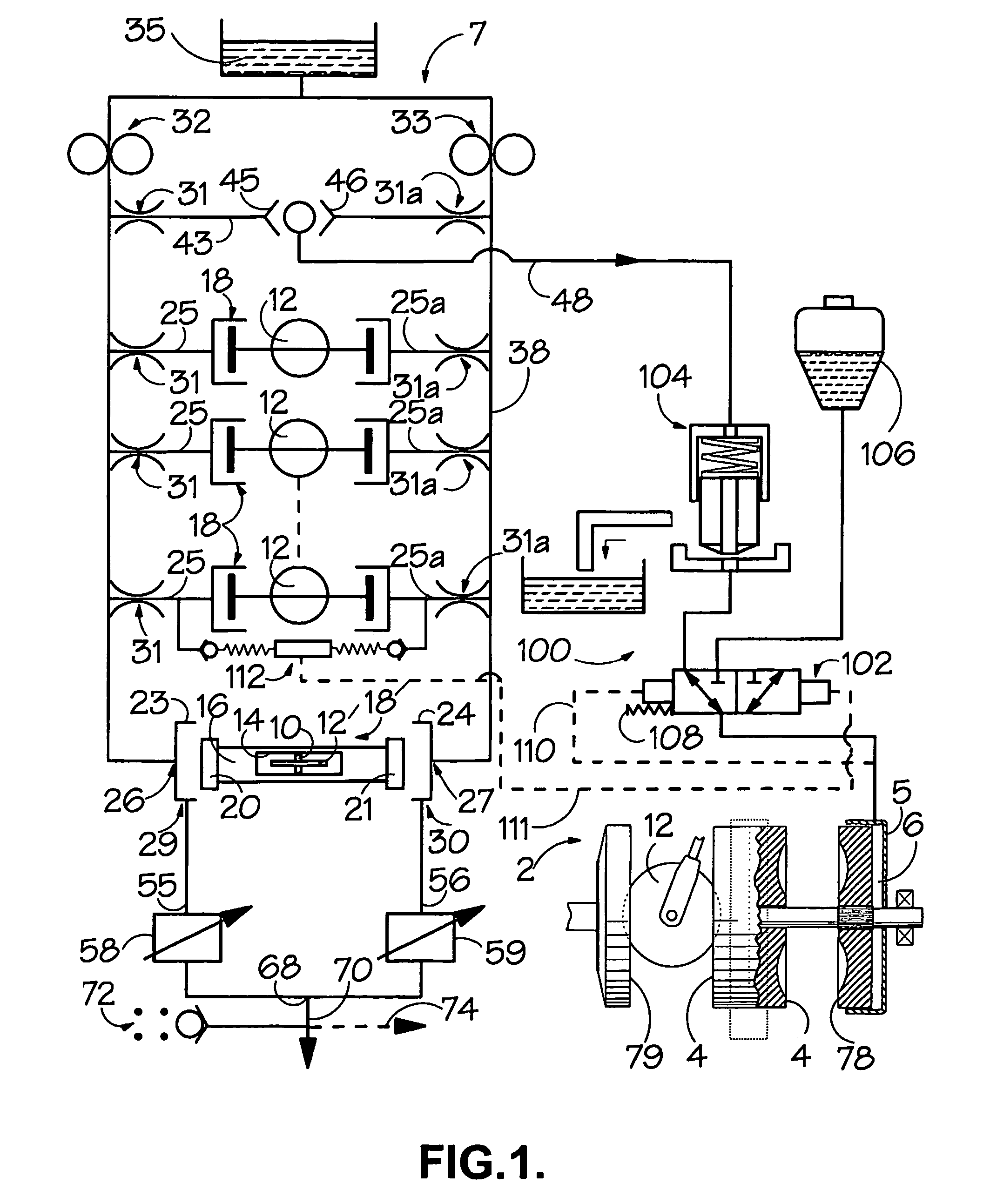 Hydraulic control circuit for a variator