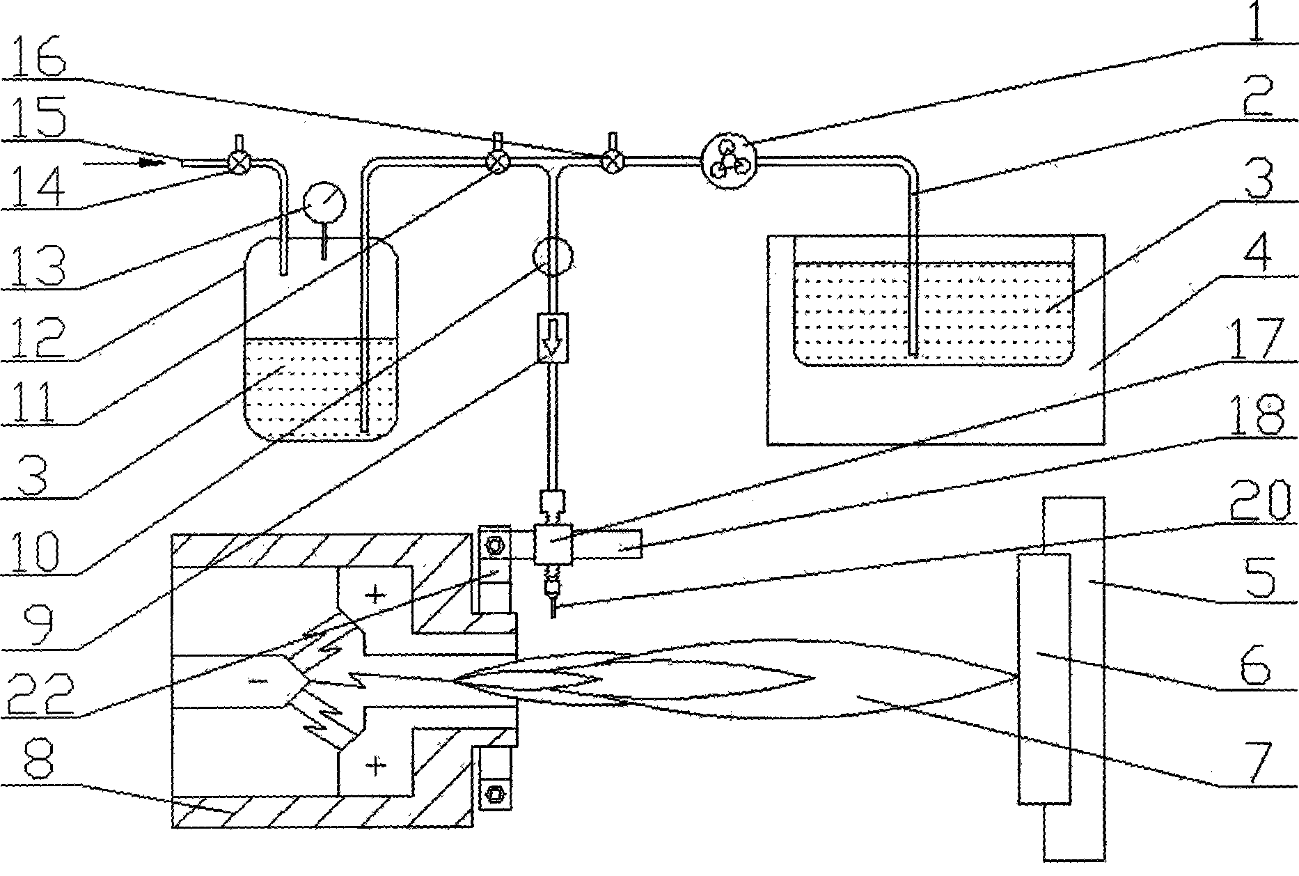 Method for suspending liquid plasma spraying preparation of hydroxyapatite bioactivity coatings