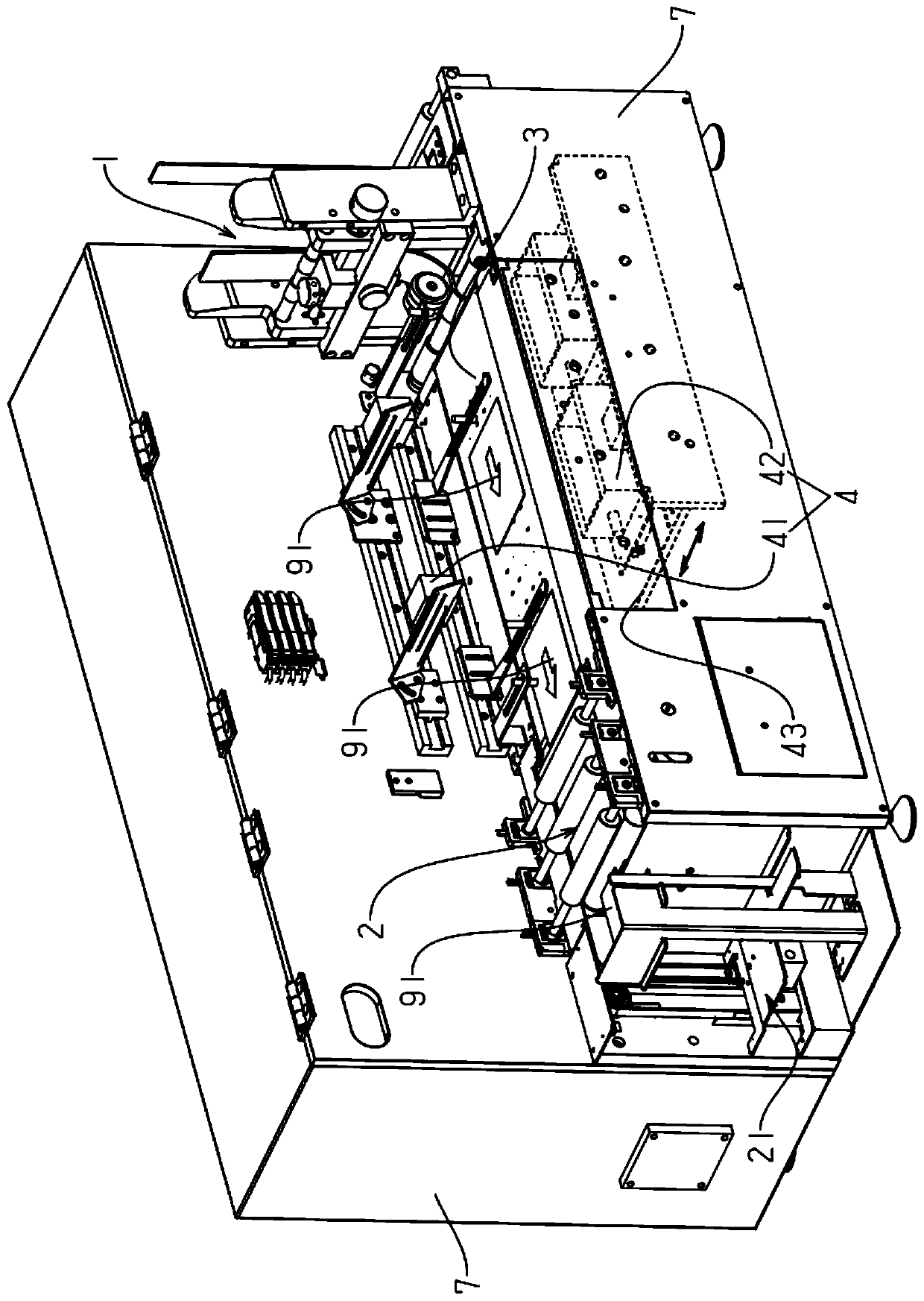 Desktop type label and ticket card dual-purpose detection code writing device