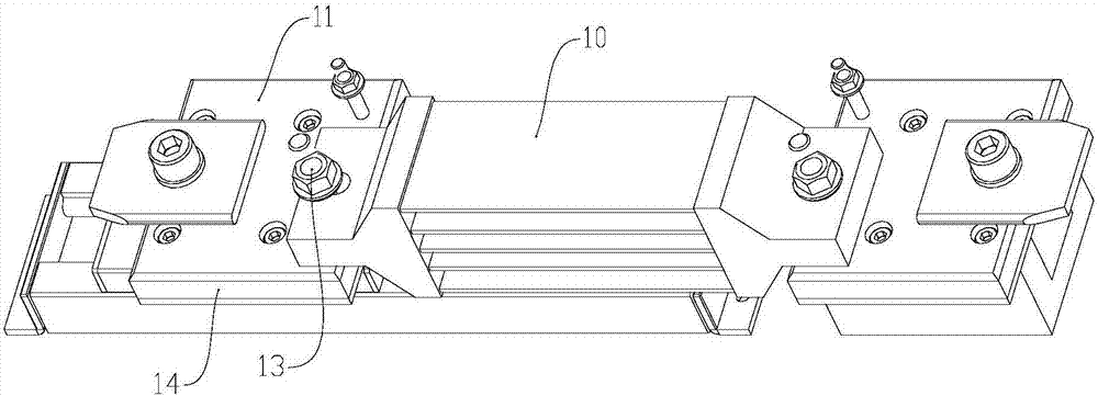 Connecting structure for current element measurement