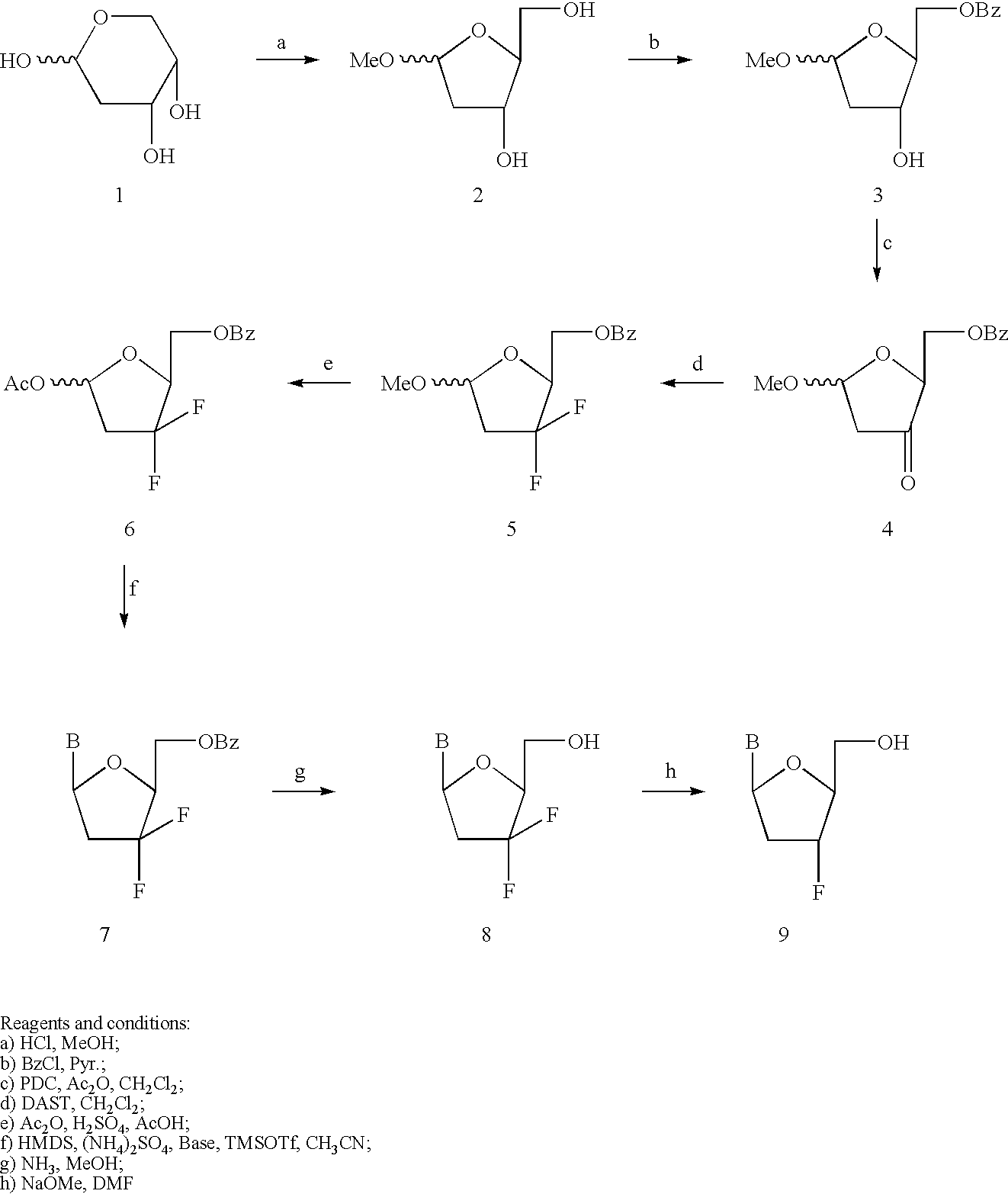 Modified nucleosides as antiviral agents