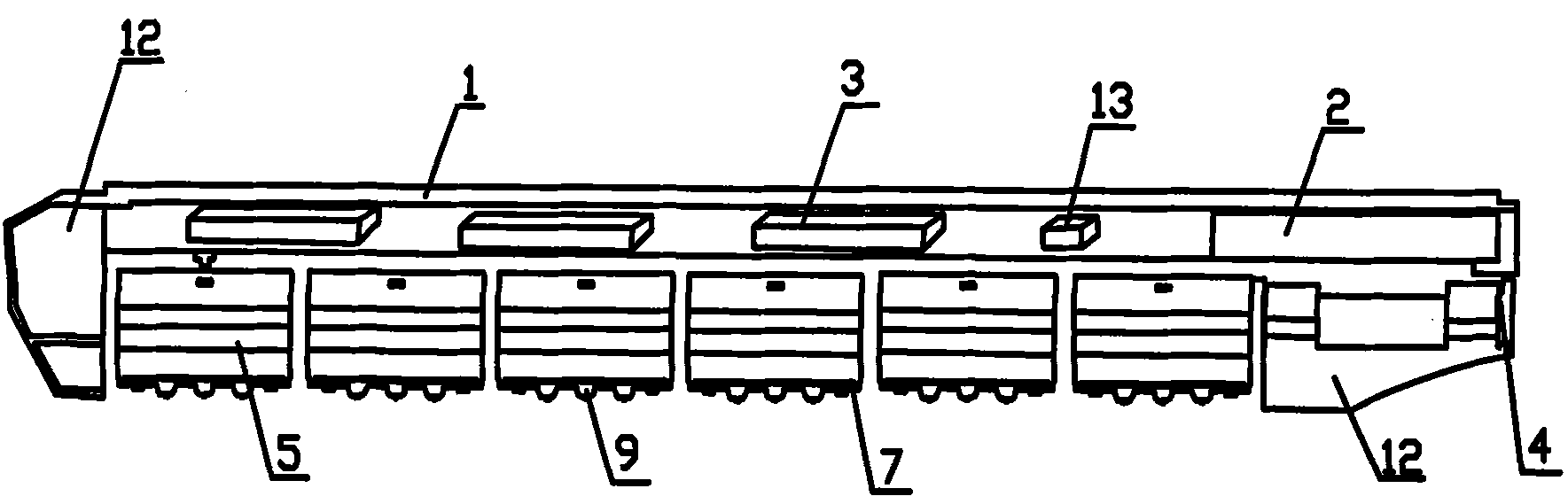 Small-particle multifunctional light emitting diode (LED) lamp radiating device