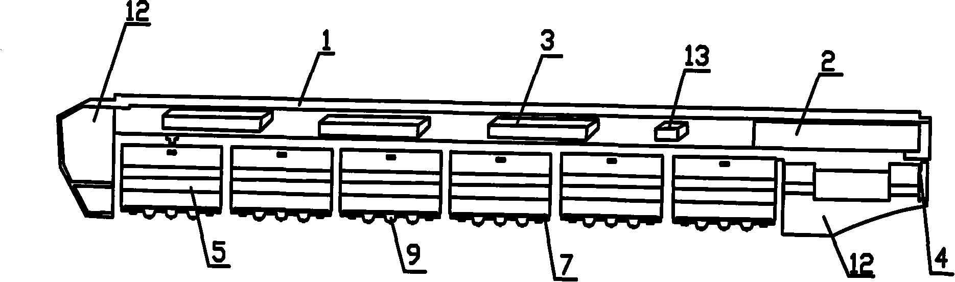 Small-particle multifunctional light emitting diode (LED) lamp radiating device