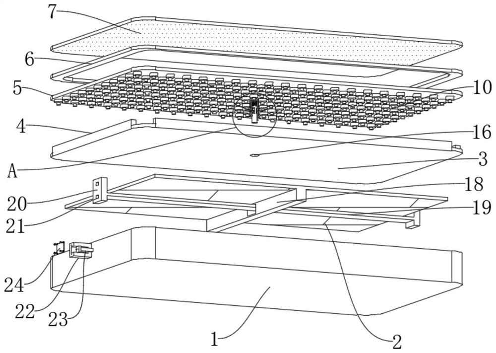 Metal grid touch panel with winding nodes and manufacturing method of metal grid touch panel