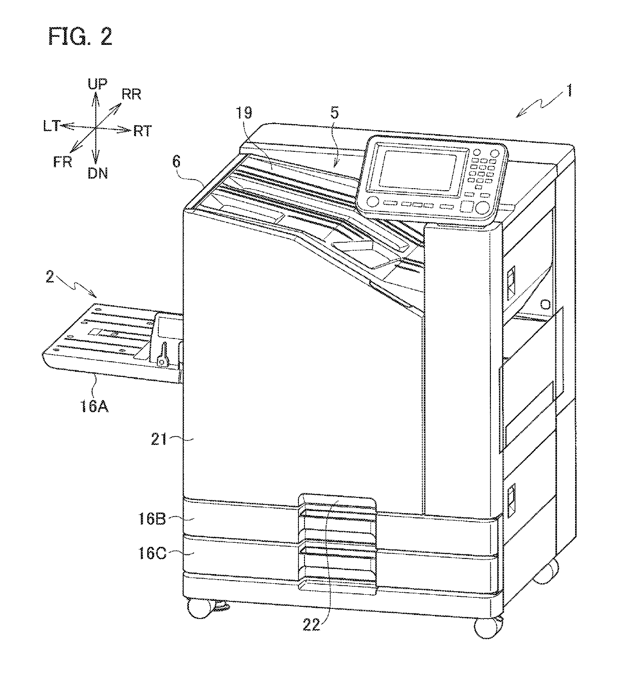 Printing apparatus with cooling fan