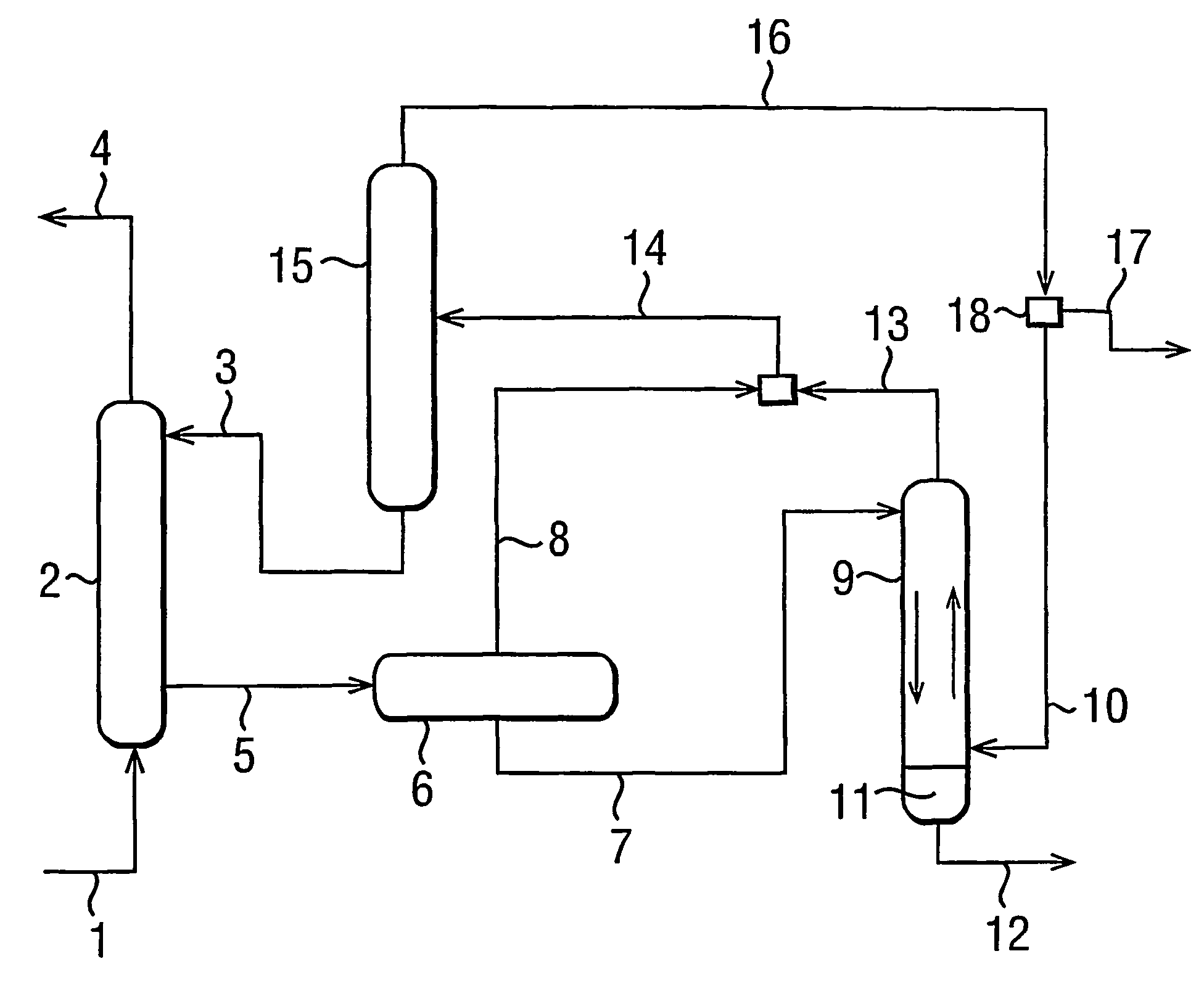 Process for dehydrating gas