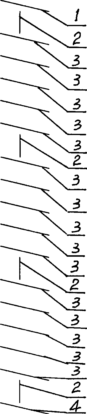 Production method of plywood for container bottom board