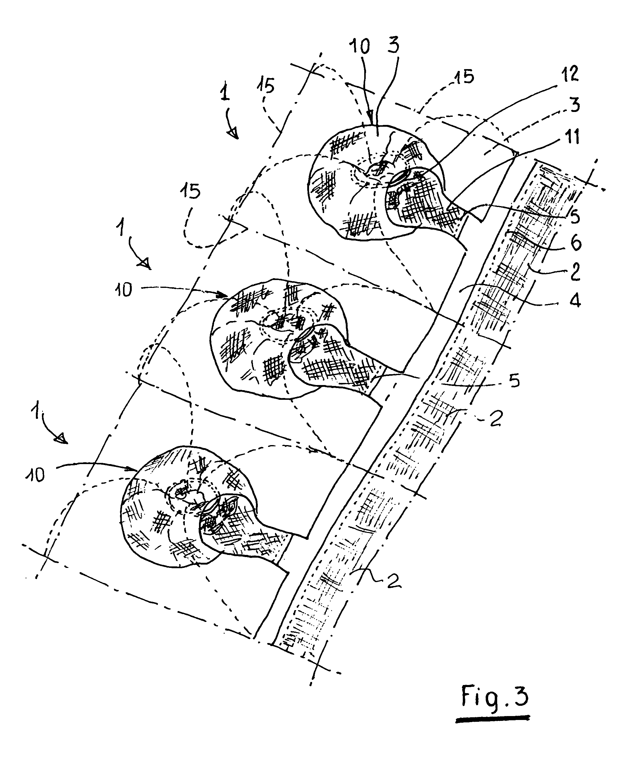 Surgical dressing with identification counterfoil