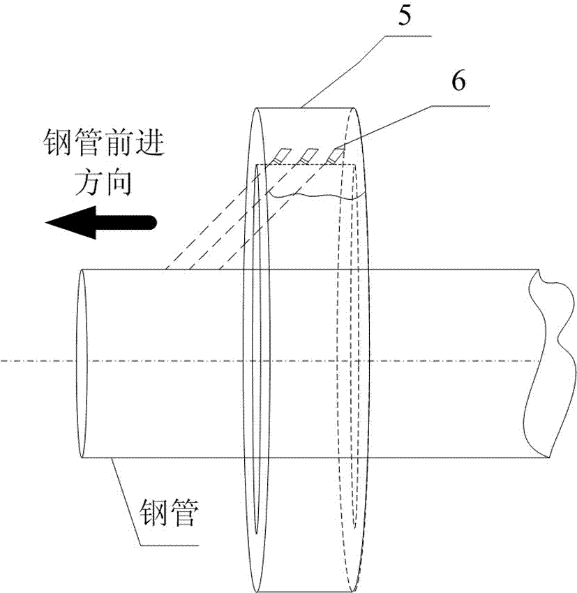 A method for on-line continuous cooling of hot-rolled seamless steel pipes