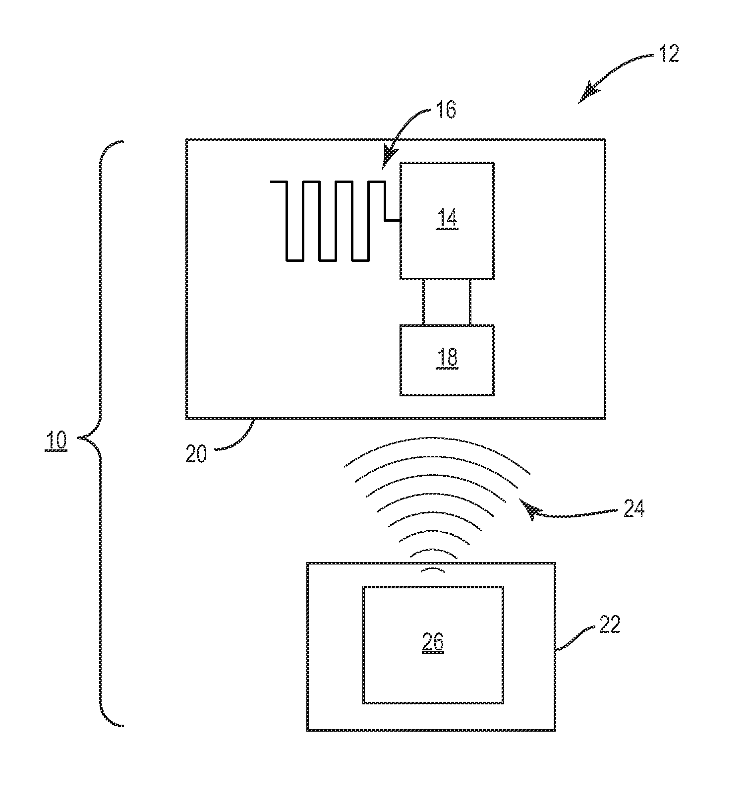 Discontinuous loop antennas suitable for radio-frequency identification (RFID) tags, and related components, systems, and methods