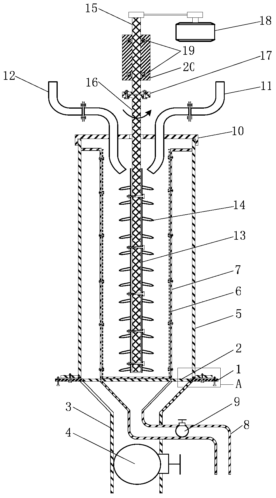 Cyclone Classification Column and Its Method for Classifying Ore Pulp Coarse and Fine Particles