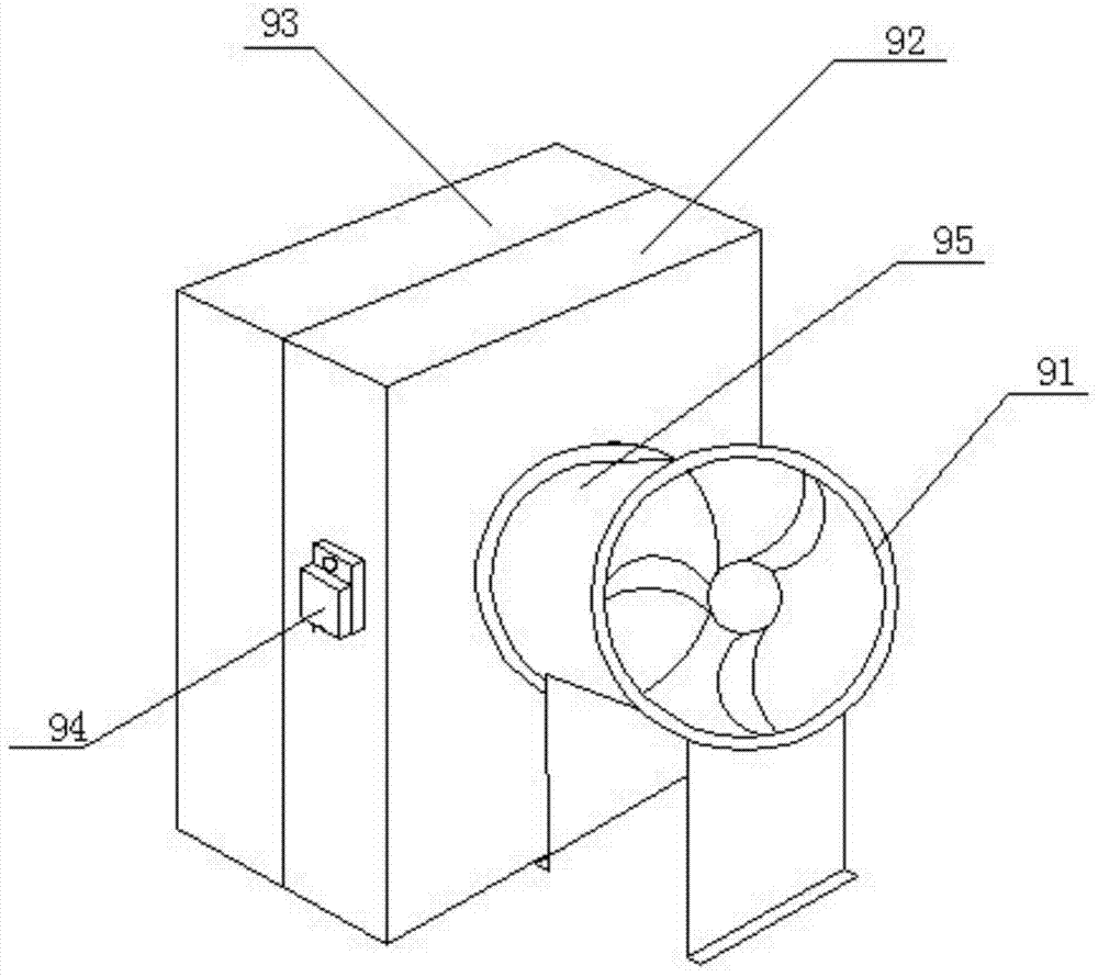 EO sterilized product forced desorption device and forced desorption method