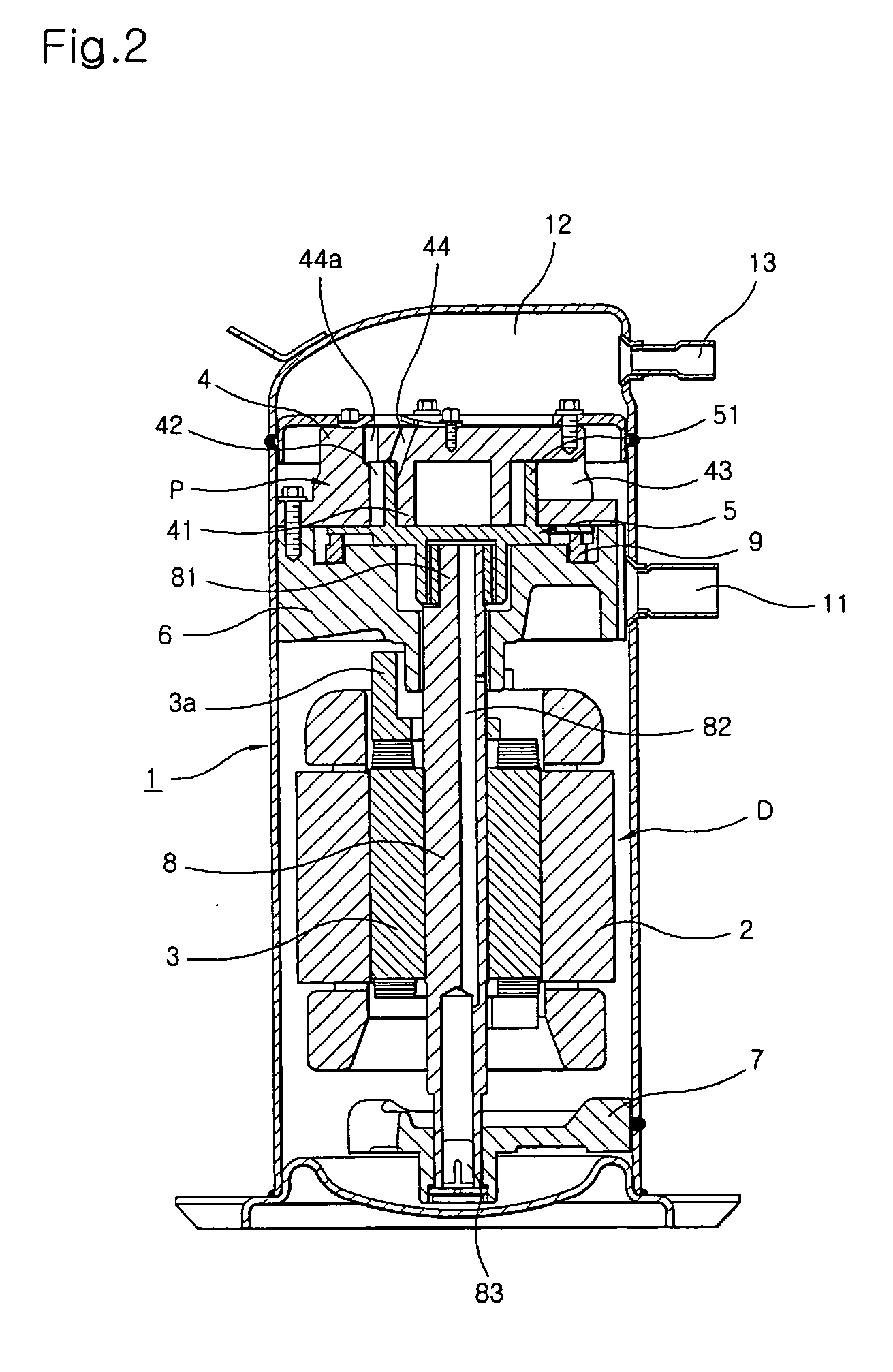 Orbiting vane compressor with side-inlet structure