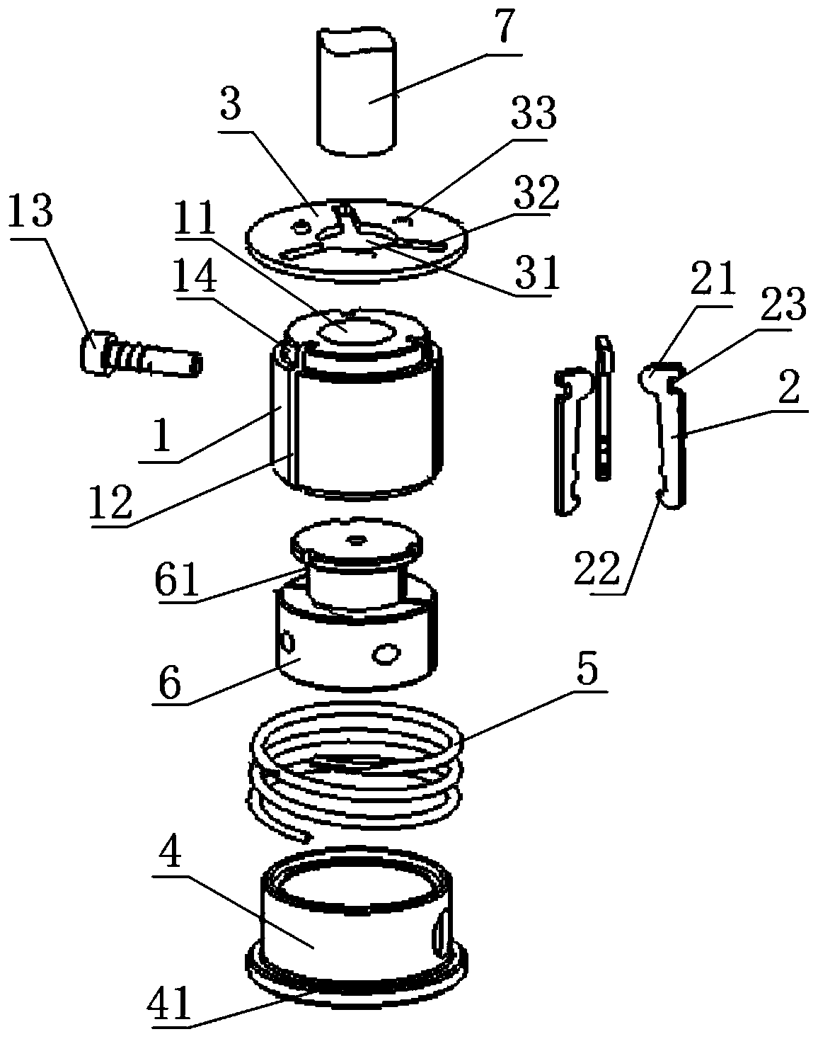 Flexible structure for quick device