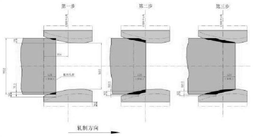 Method for prolonging on-machine time of hammerhead of hot rolling fixed-width press