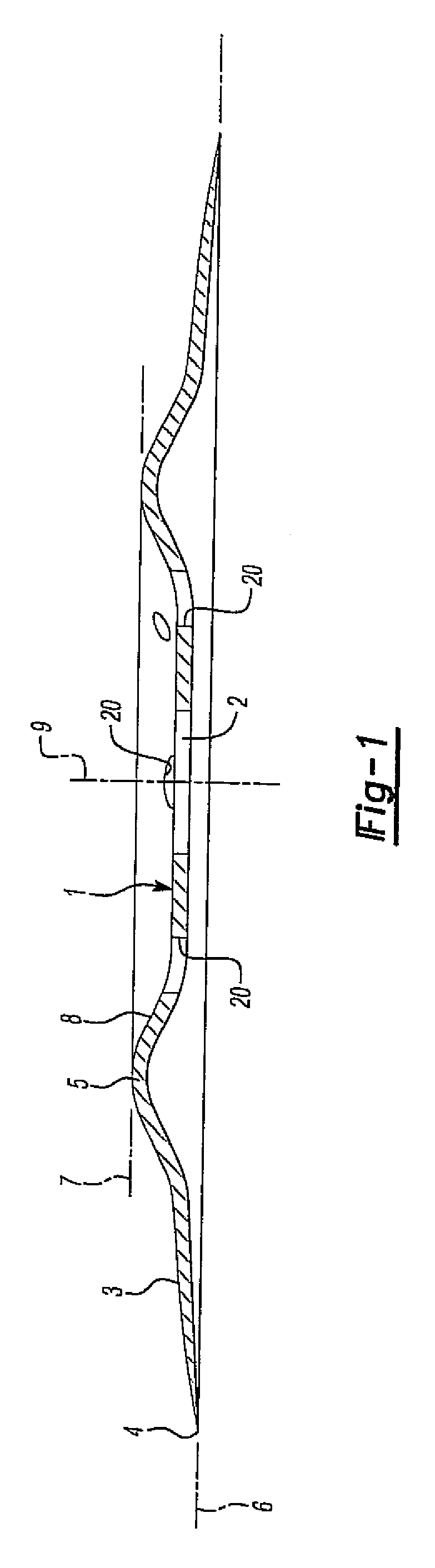 Cutting blade that can be rotationally driven