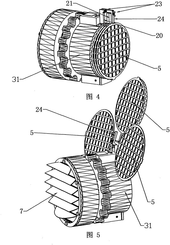 A household solar window ventilation device