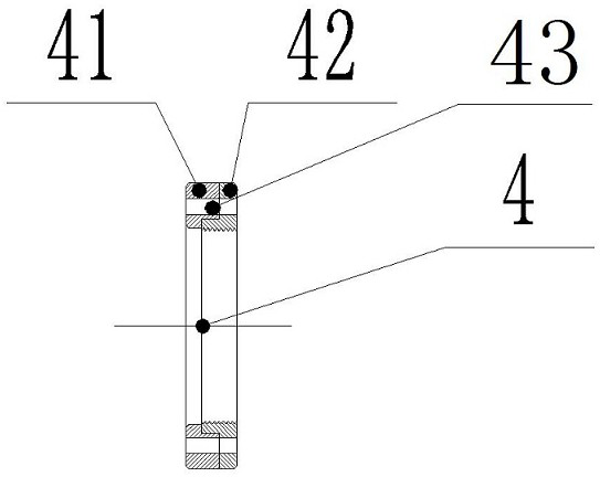 A hydraulic rock drill anti-skid buffer system