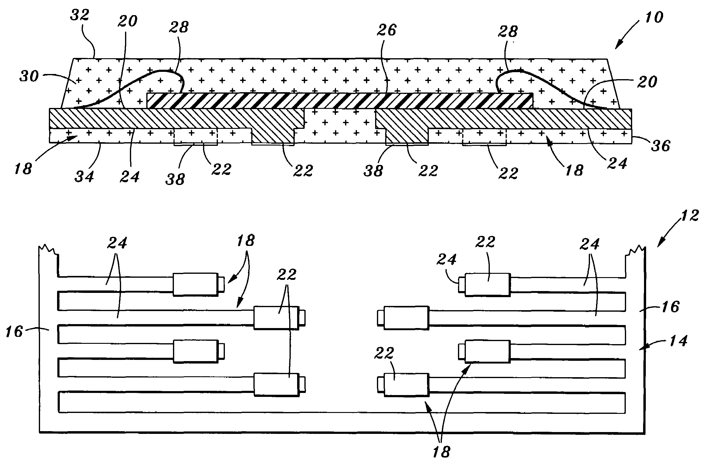 Fan-in leadframe semiconductor package