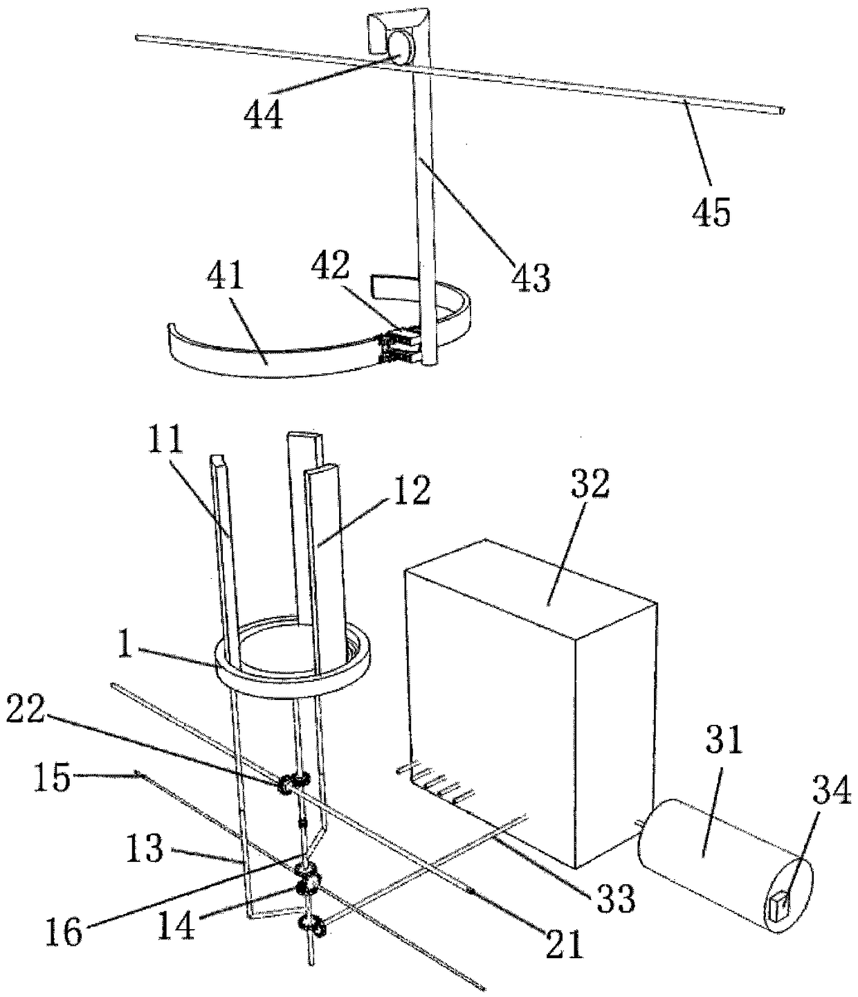 A test tube operating system that is convenient for individual pick-and-place