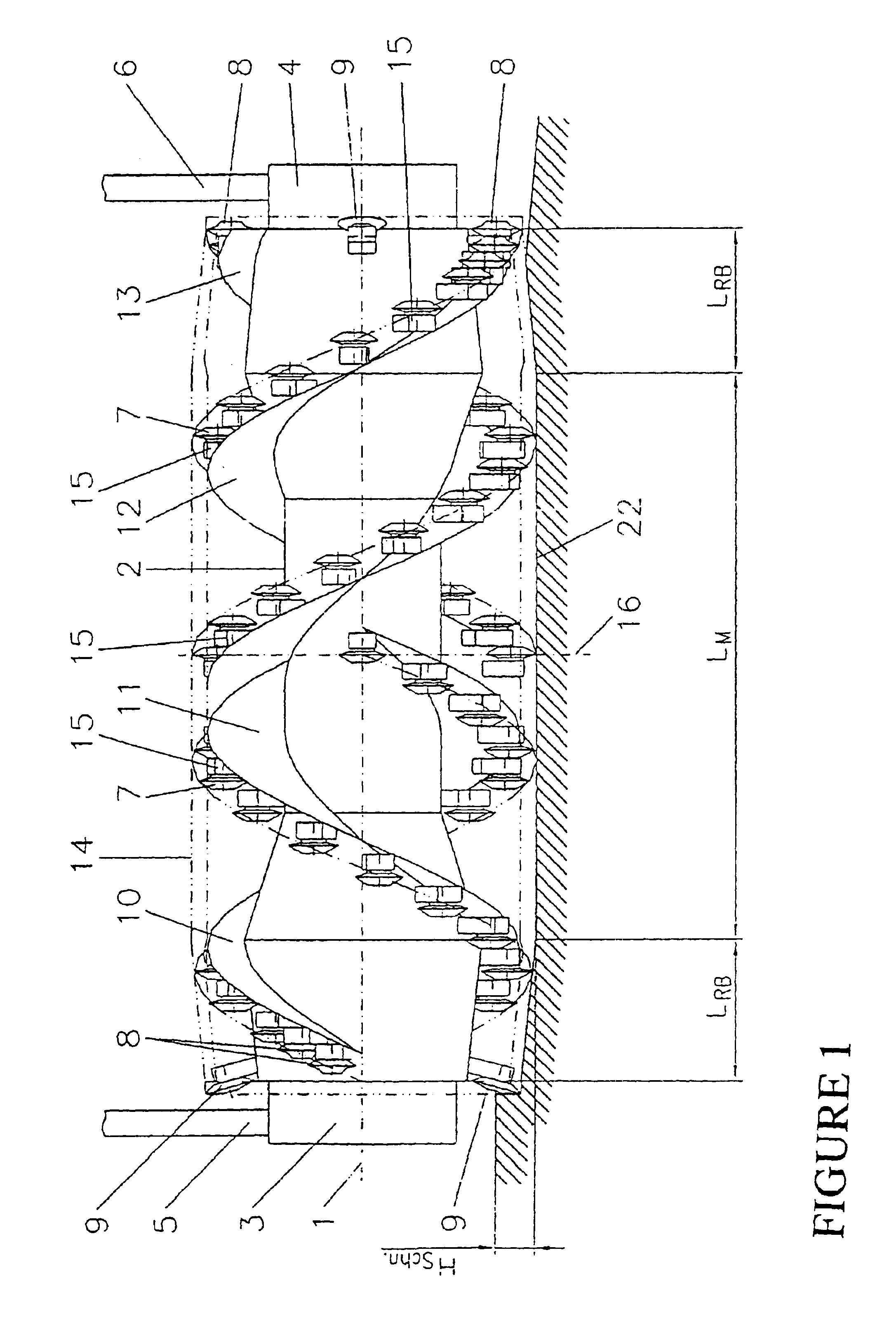 Cutting roller for a continuously operating surface miner