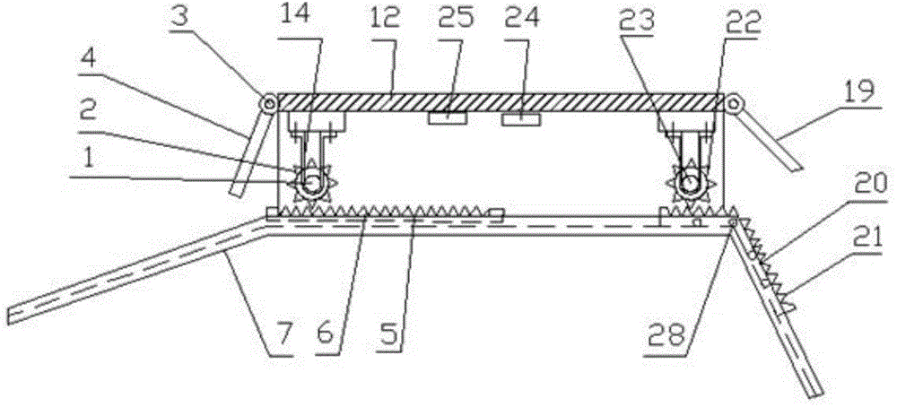 Two-compartment automobile cab sun-shading device