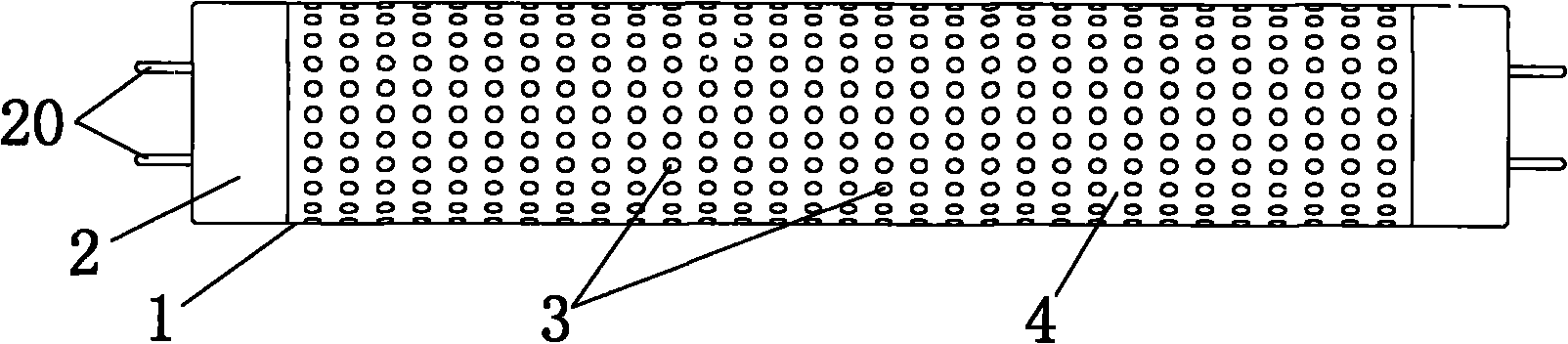 Energy-saving LED fluorescent lamp device