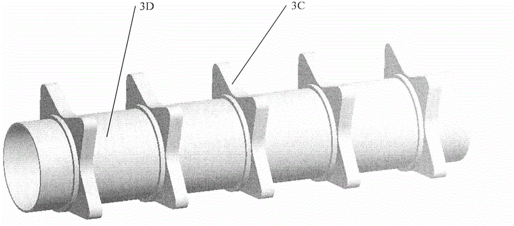 Cinder breaking device for biomass boiler